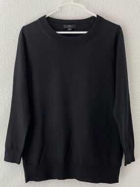 J. Crew Black Women's Crewneck Sweater